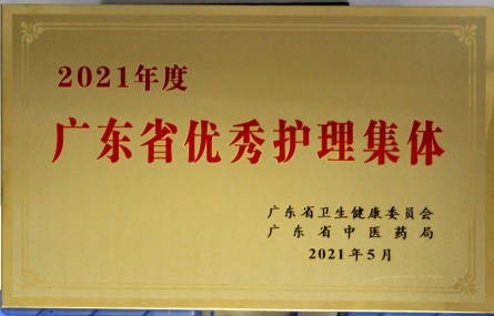 2021年度广东省优秀护理集体